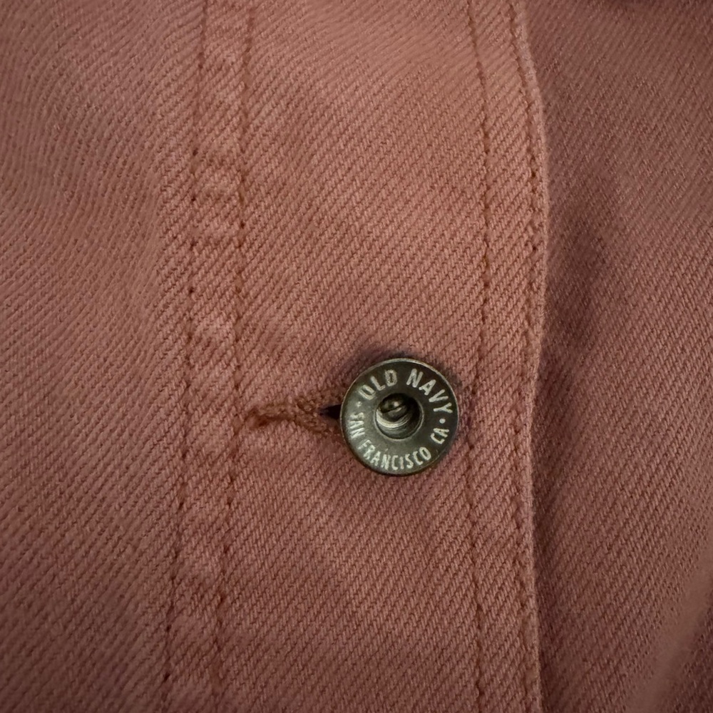 Dusty Rose Denim Oversized Jacket XXL - Picture 7 of 15